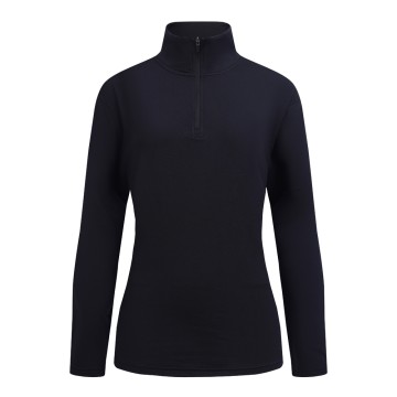 JRB Men's Golf - 1/4 Zipped Roll Neck - Black