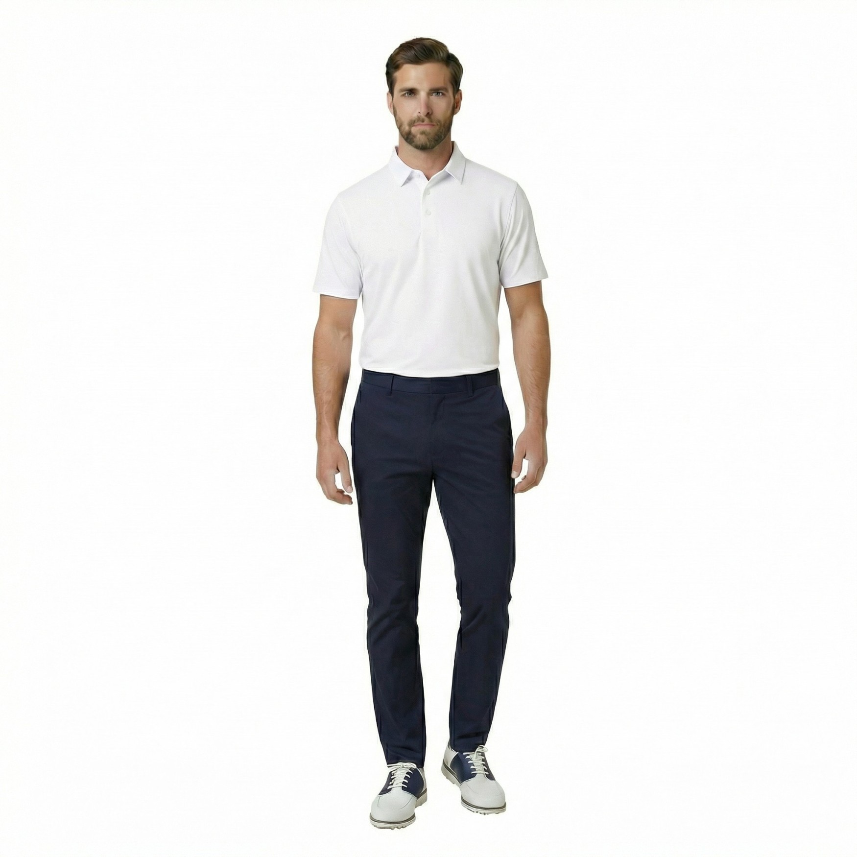JRB Men's Golf Shirt - White
