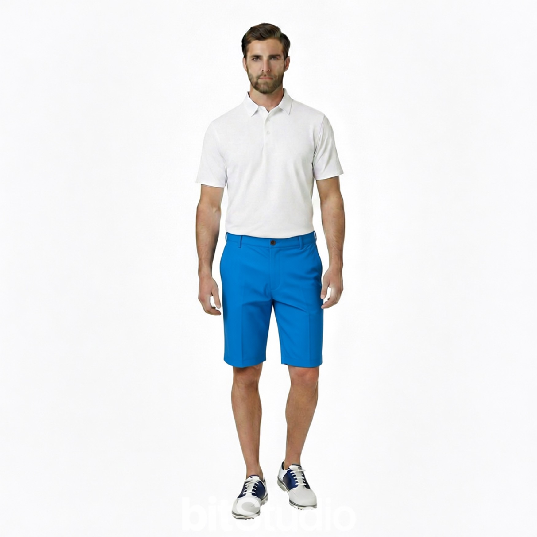 JRB Men's Golf Shorts - AzureBlue