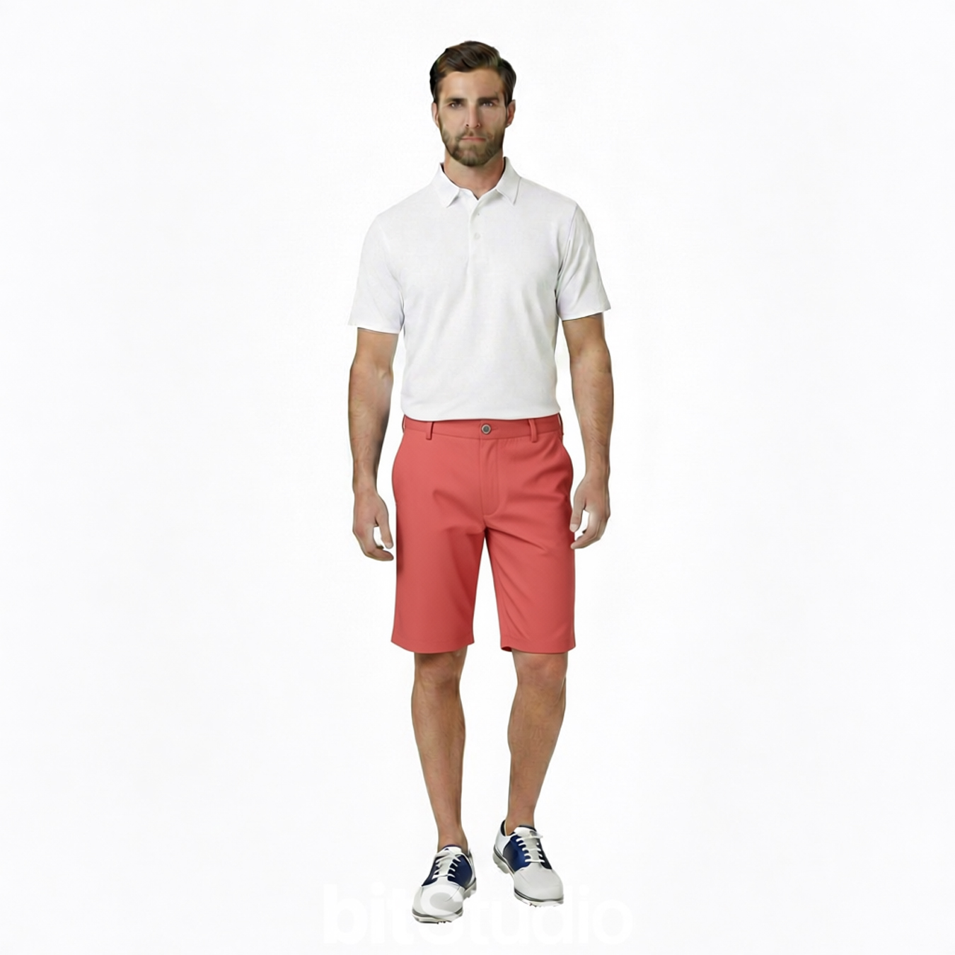 JRB Men's Golf Shorts - Coral Peach