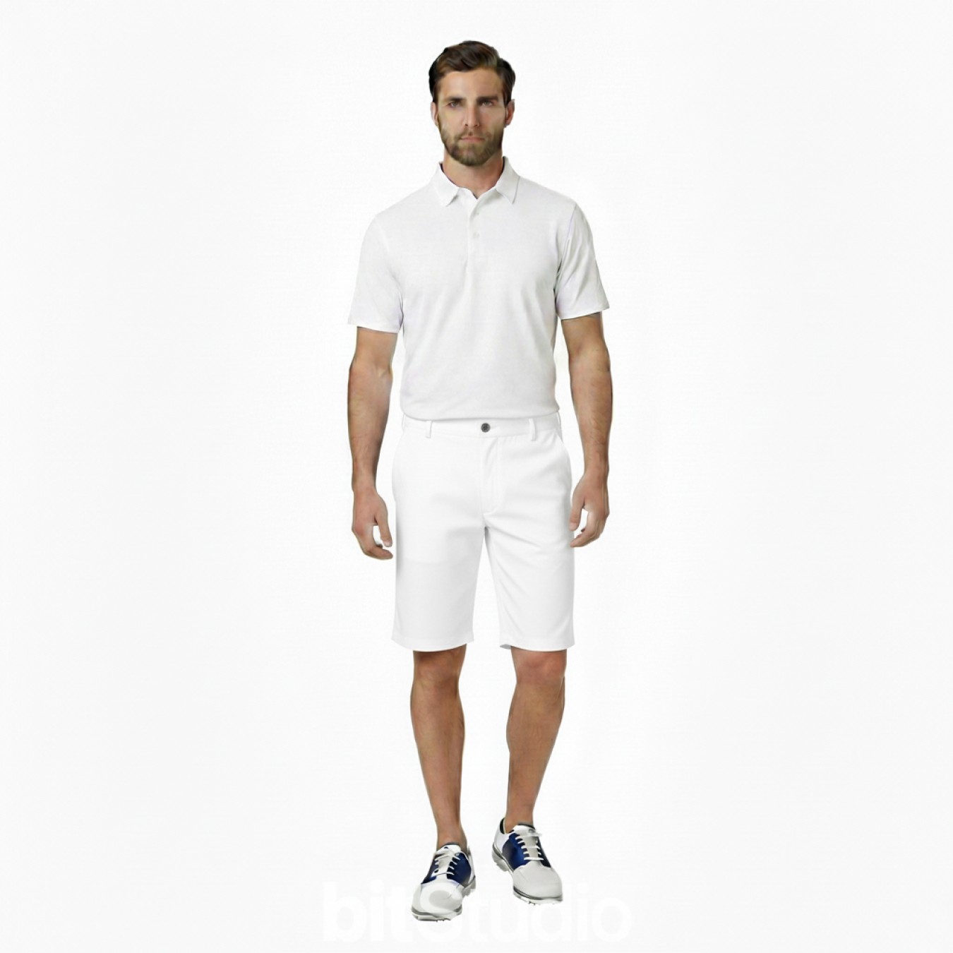 JRB Men's Golf Shorts - White