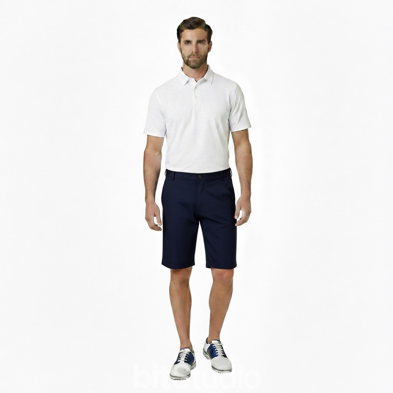 JRB Men's Golf Shorts - Navy Blue