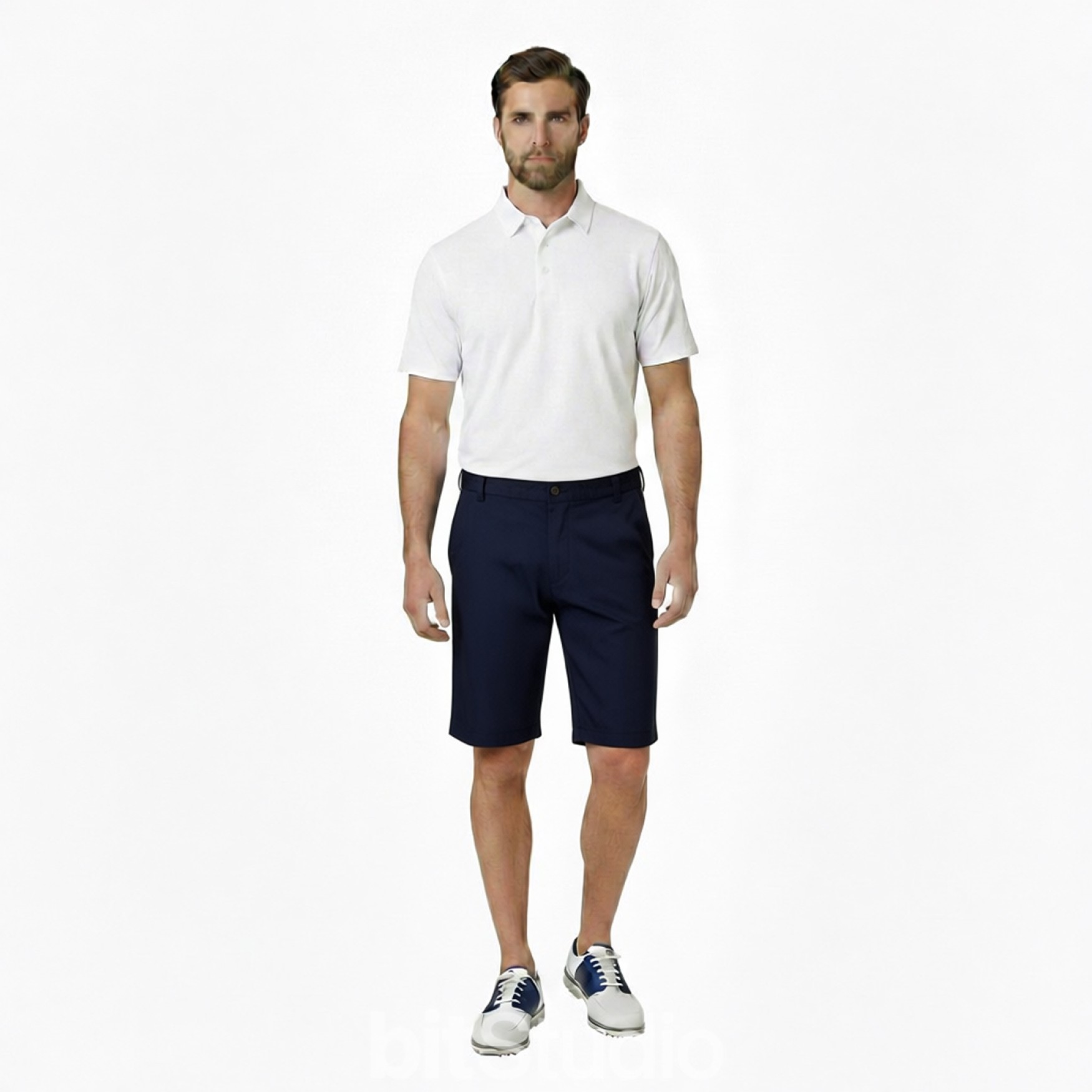JRB Men's Golf Shorts - Navy Blue