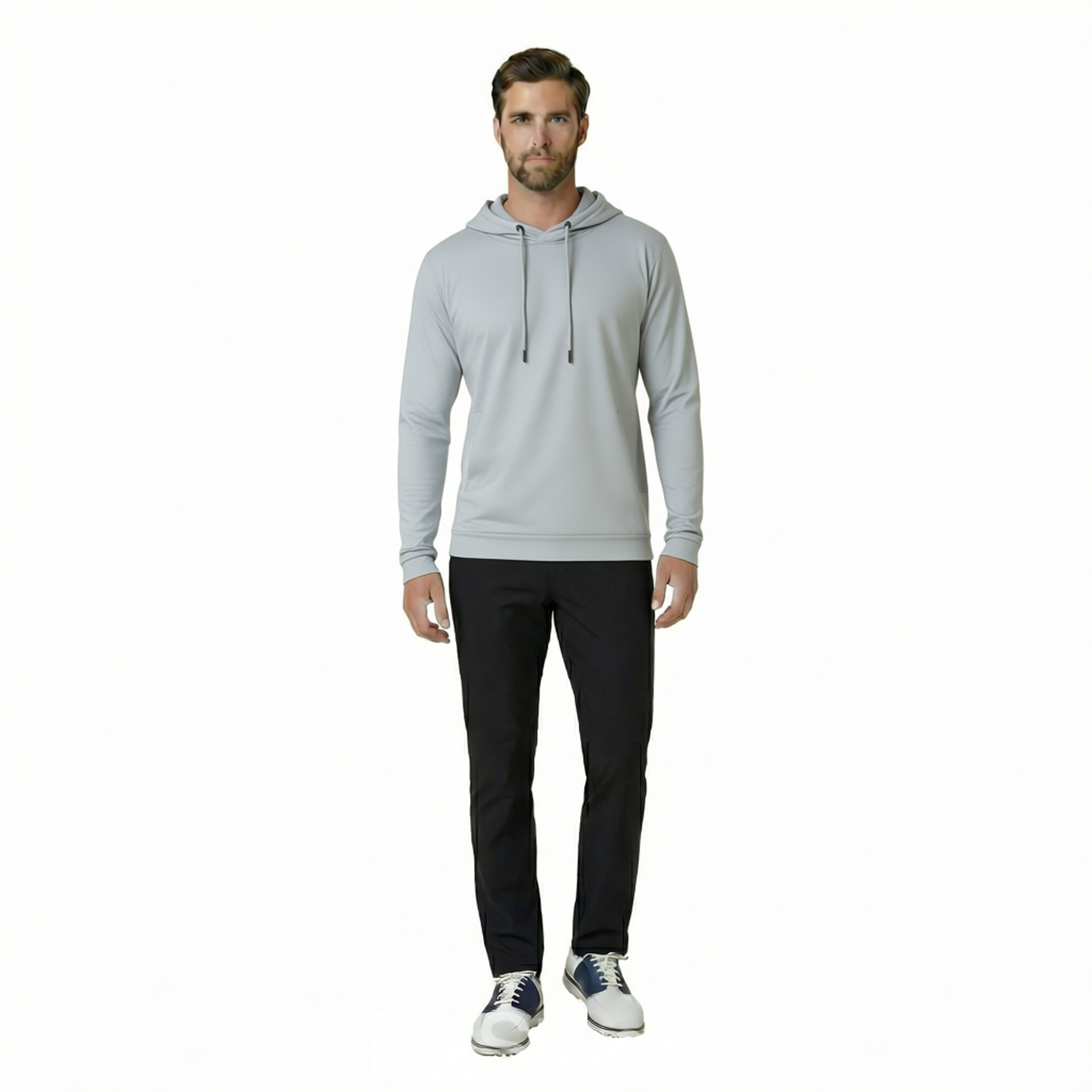 JRB Men's Golf - Hooded Sweatshirt - Grey