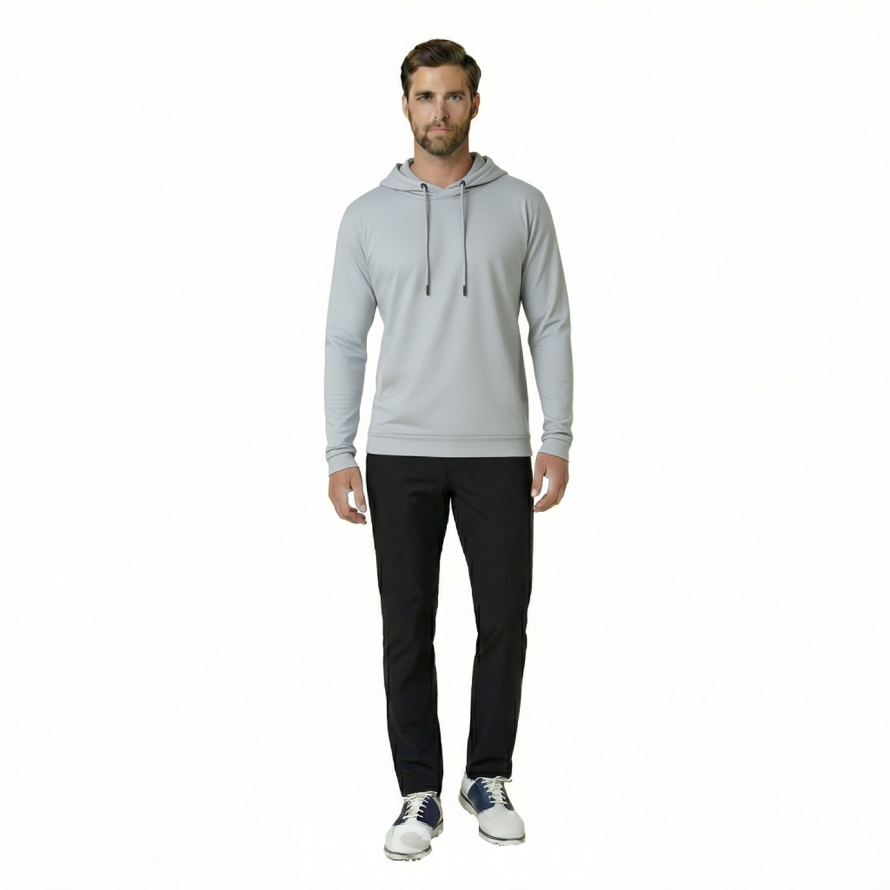 JRB Men's Golf - Hooded Sweatshirt - Grey