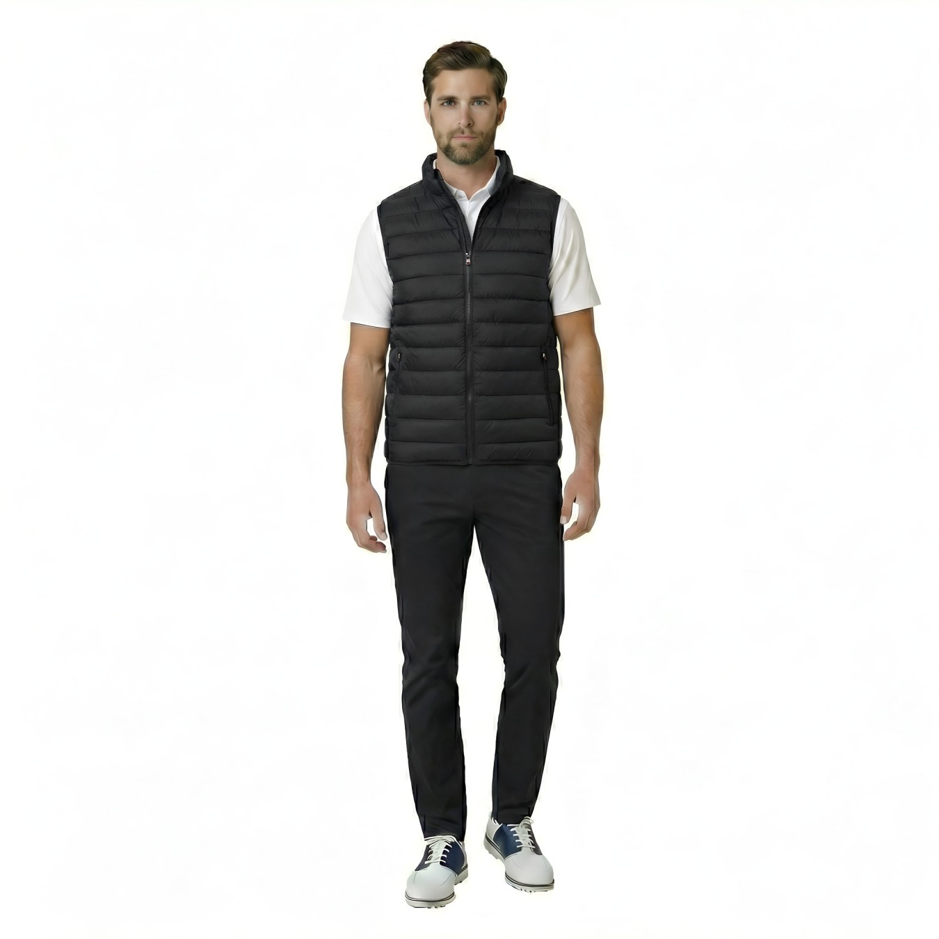 JRB Men's Golf Gillet - Black