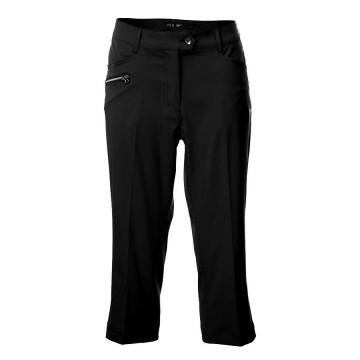 JRB Women's Golf Capri Trousers - Black