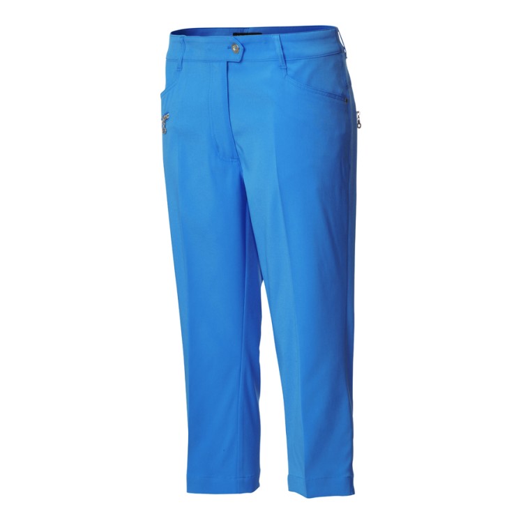 JRB Women's Golf Capri Trousers - Azure Blue