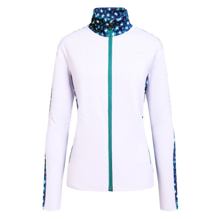 JRB Women's Golf - Lightweight - Fully Zipped Jacket - Lapis Green
