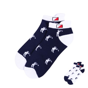 JRB Women's Golf Socks - Navy / White - Pack of 2 Pairs