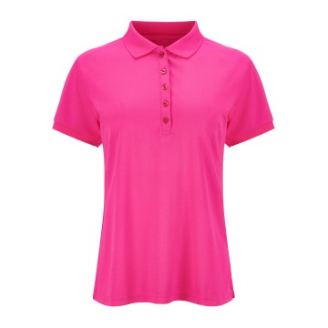 JRB Women's Golf Pique Shirt - Rose Pink - Sleeved or Sleeveless