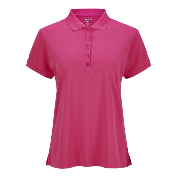 JRB Women's Golf Pique Shirt - French Pink - Sleeved or Sleeveless